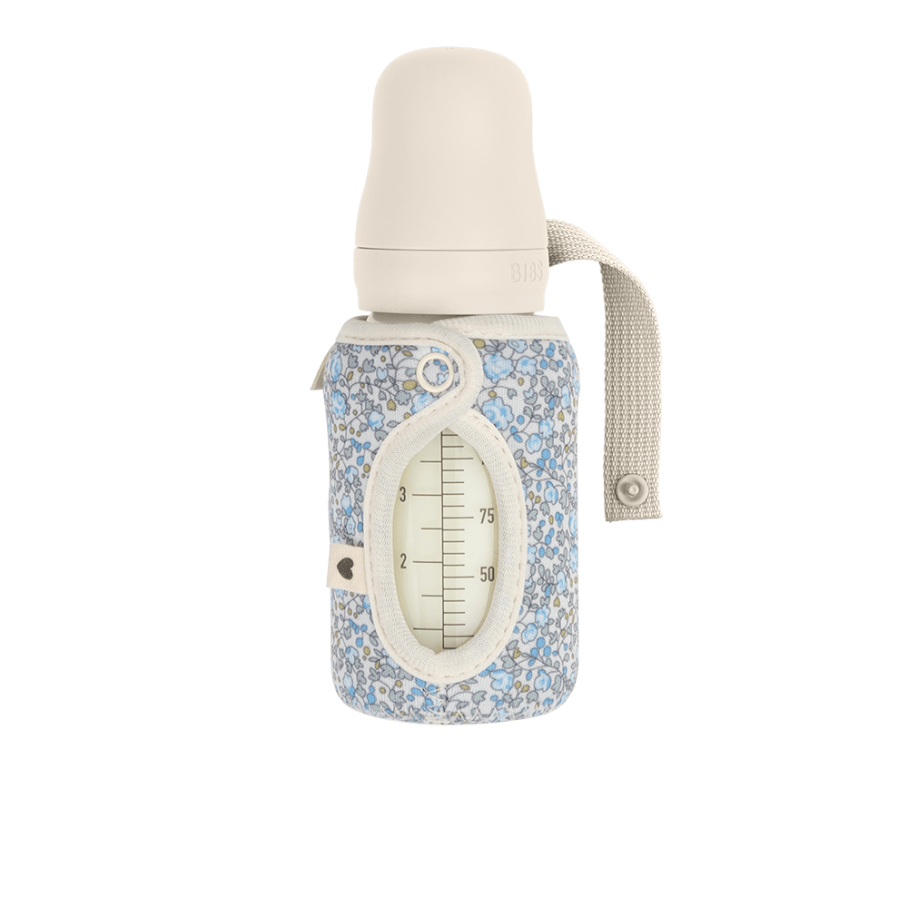 BIBS x LIBERTY Baby Bottle Sleeve Small Eloise - Ivory - BIBS