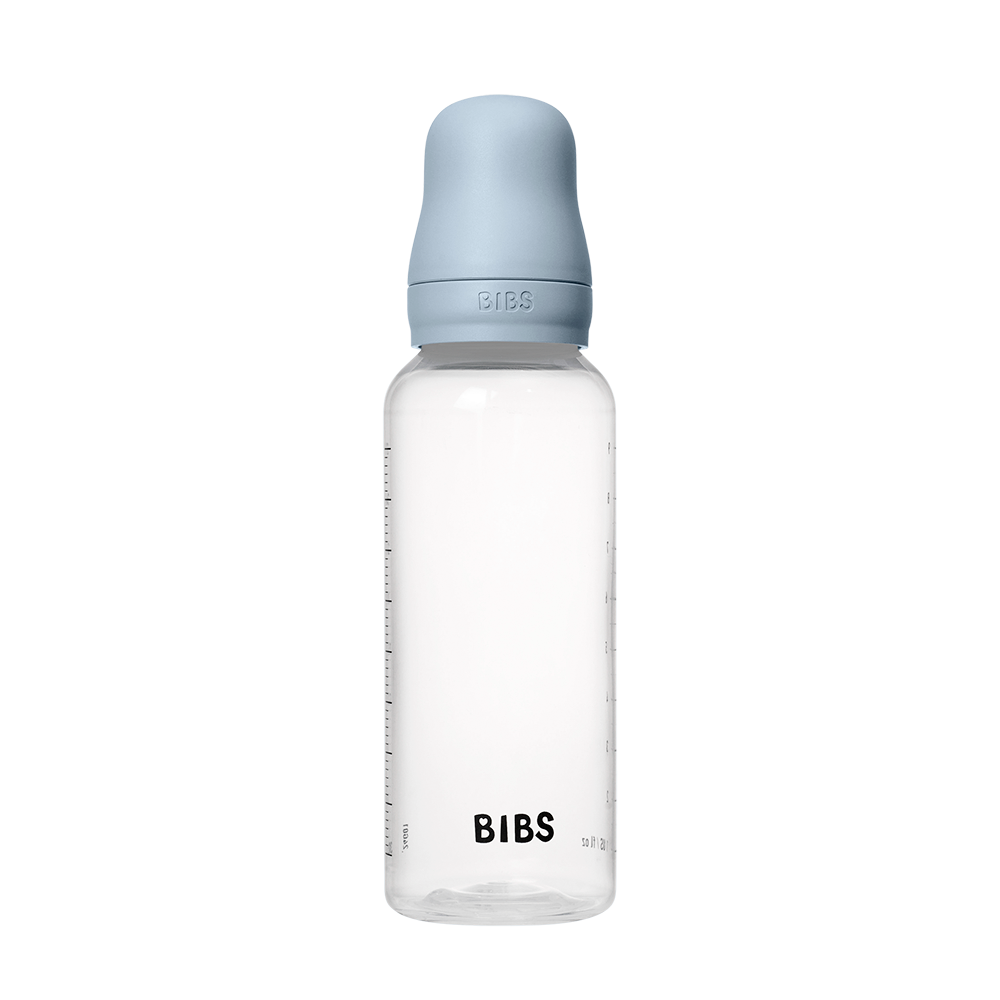 BPA-frit PP-flaskesæt til baby 270 ml Silikone - Baby Blue