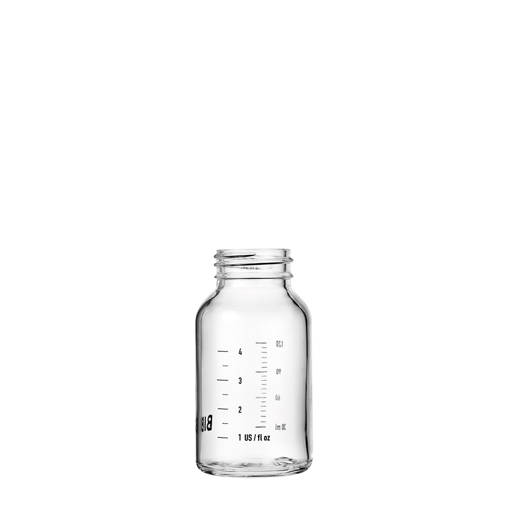 Glazen babyfles 120ml