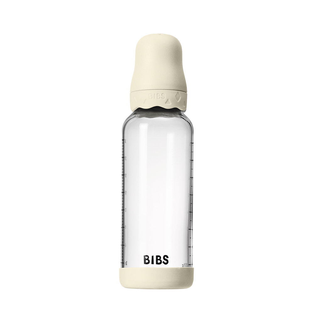 Baby Glass Bottle Boheme Set 240ml Latex - Ivory