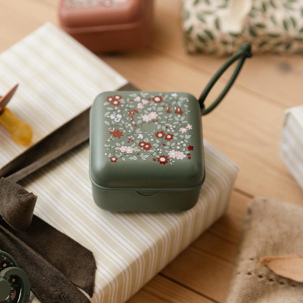 BIBS x LIBERTY Pacifier Box - Chamomile Lawn Pine - BIBS