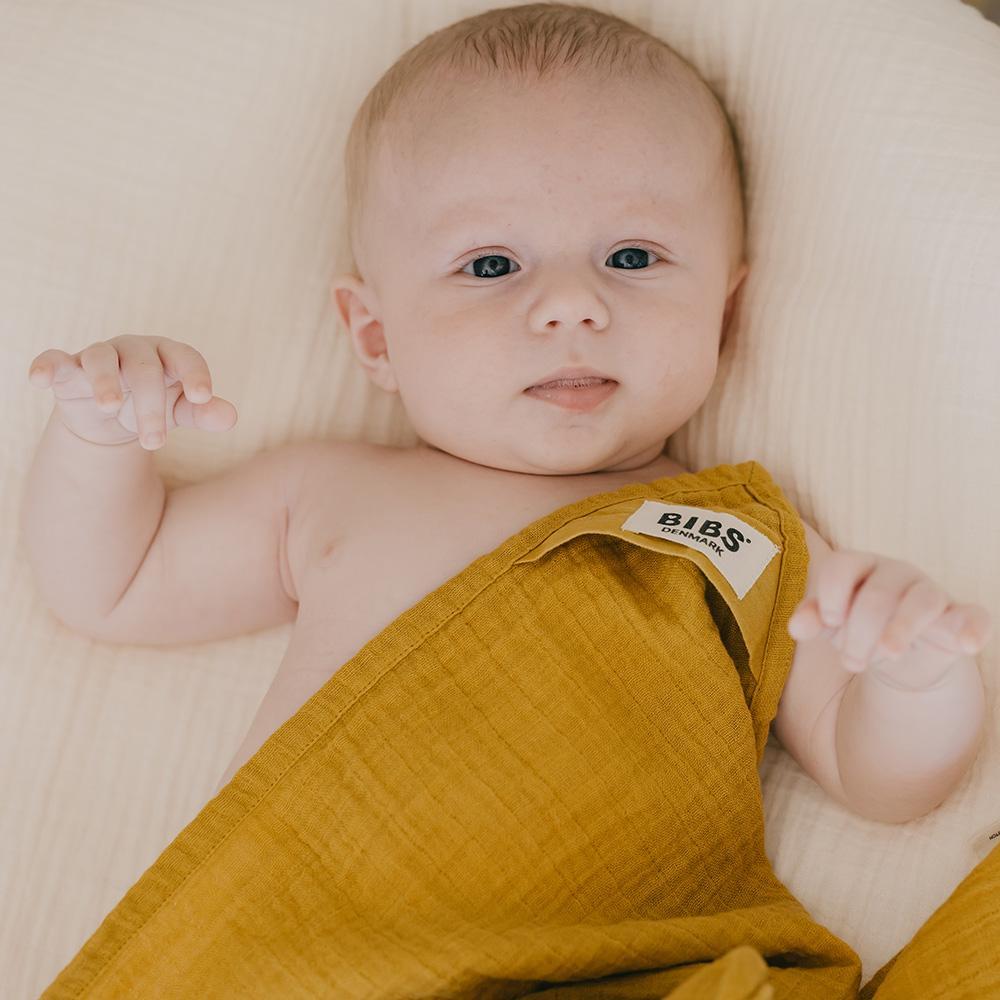 Muslin Swaddle Mustard