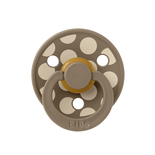STUDIO Colour Pacifier Polka - Dark Oak/Vanilla