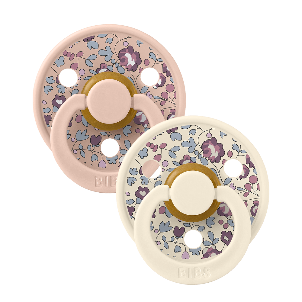 BIBS x LIBERTY Colour 2 Pack Eloise - Blush Mix - BIBS