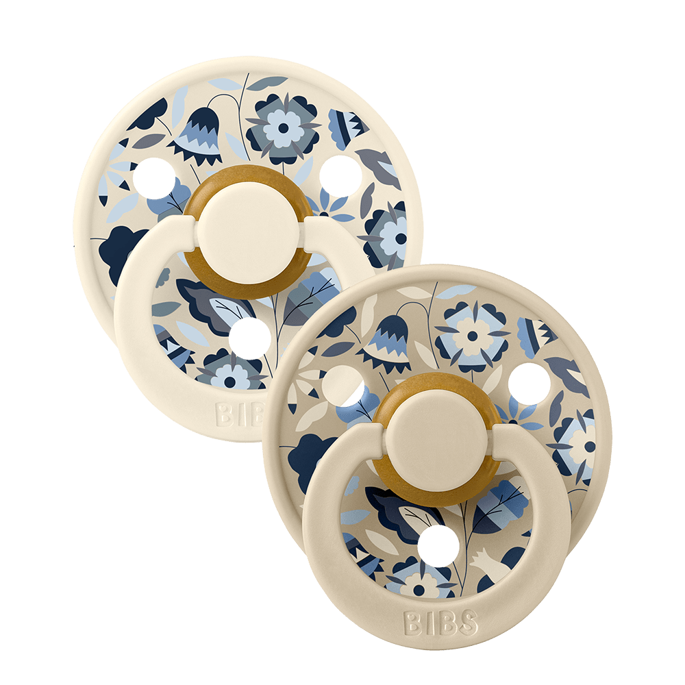 BIBS x LIBERTY Colour 2 Pack Bobo - Ivory Mix - BIBS