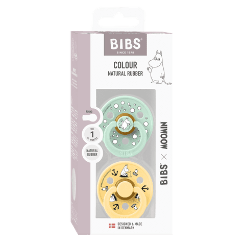 BIBS x Moomin Colour 2 pack Sailing – Nordic Mint mix