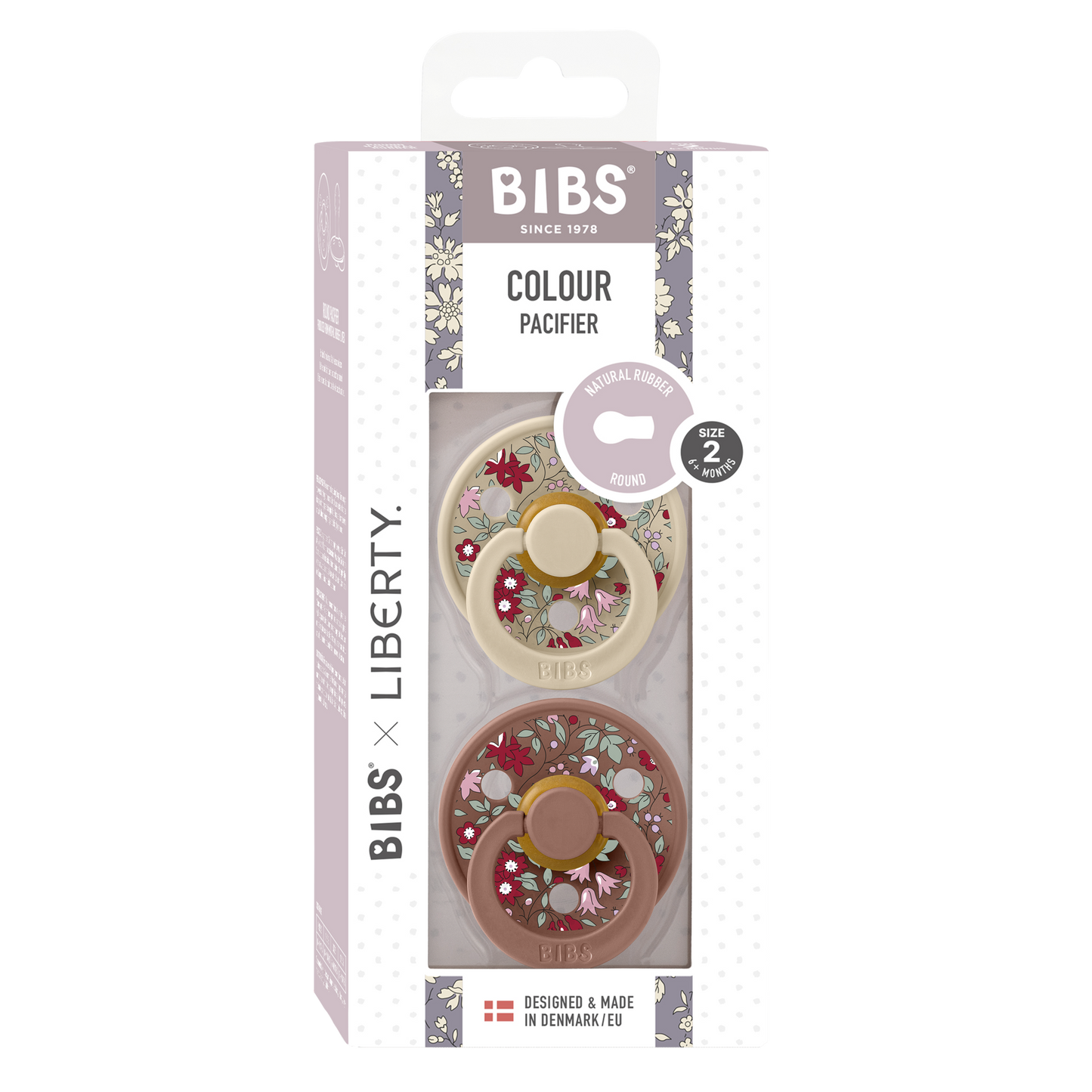 BIBS x LIBERTY Colour 2-pak Chamomile Lawn - Woodchuck Mix