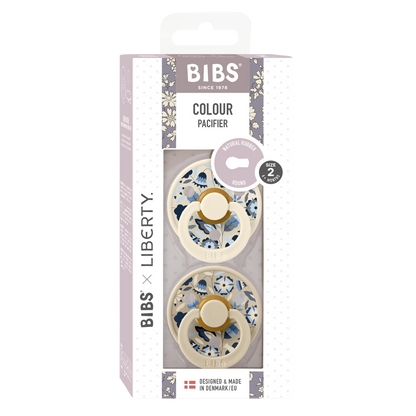 BIBS x LIBERTY Colour 2 pack Bobo - Ivory-mix