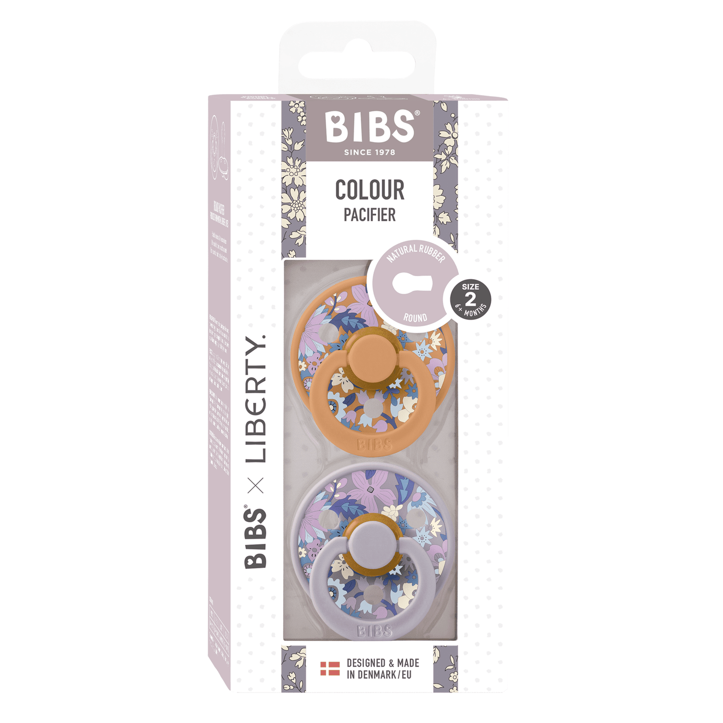 BIBS x LIBERTY Colour 2 pack June Blossom - Pumpkin-mix