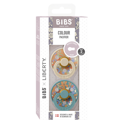 BIBS x LIBERTY Colour 2 pack June Blossom - Vanilla Hush-mix