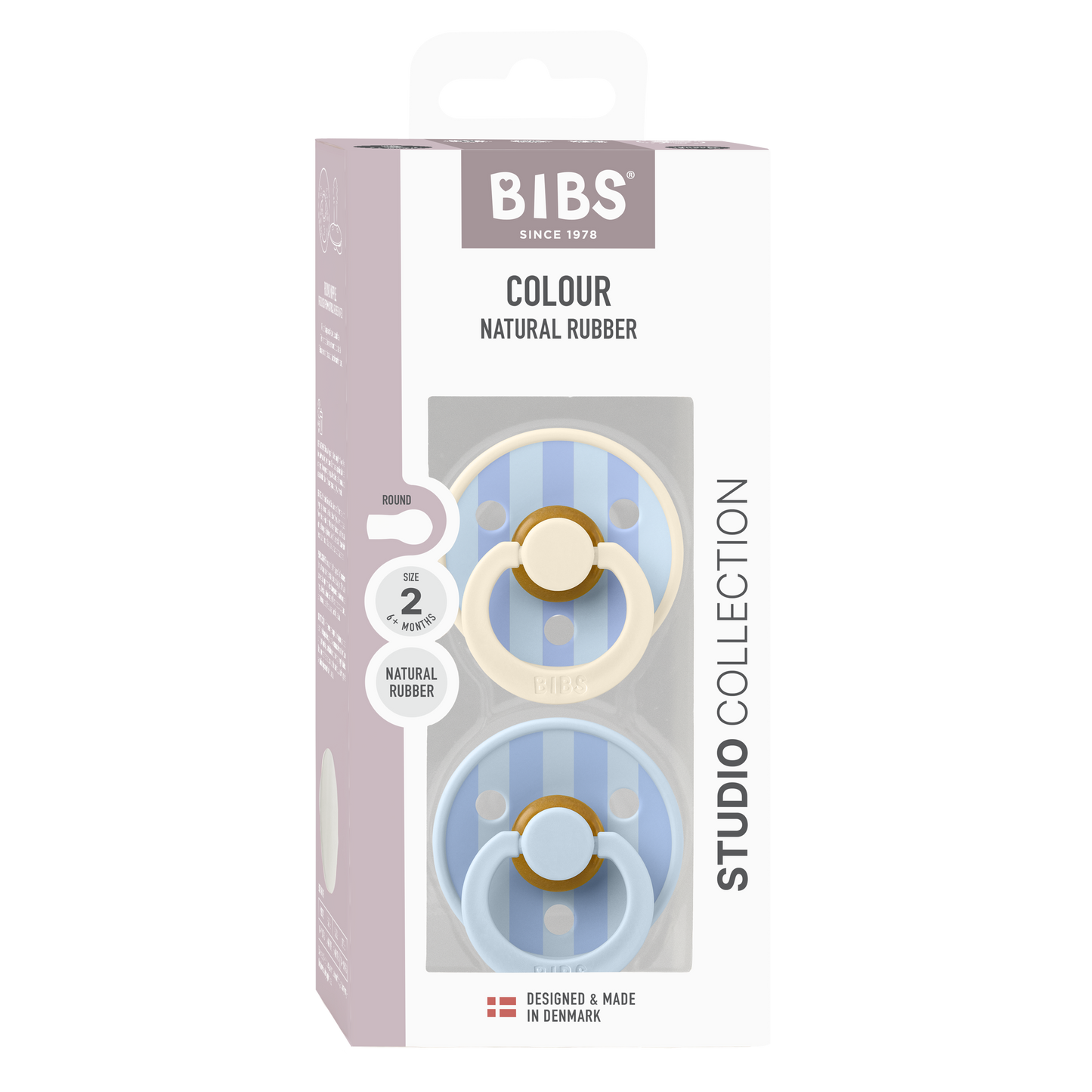 STUDIO Colour 2 Pack Block - Baby Blue Dusty Blue mix