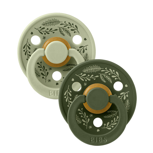 Colour Holiday Leaf 2 Pack - Sage/Hunter Green
