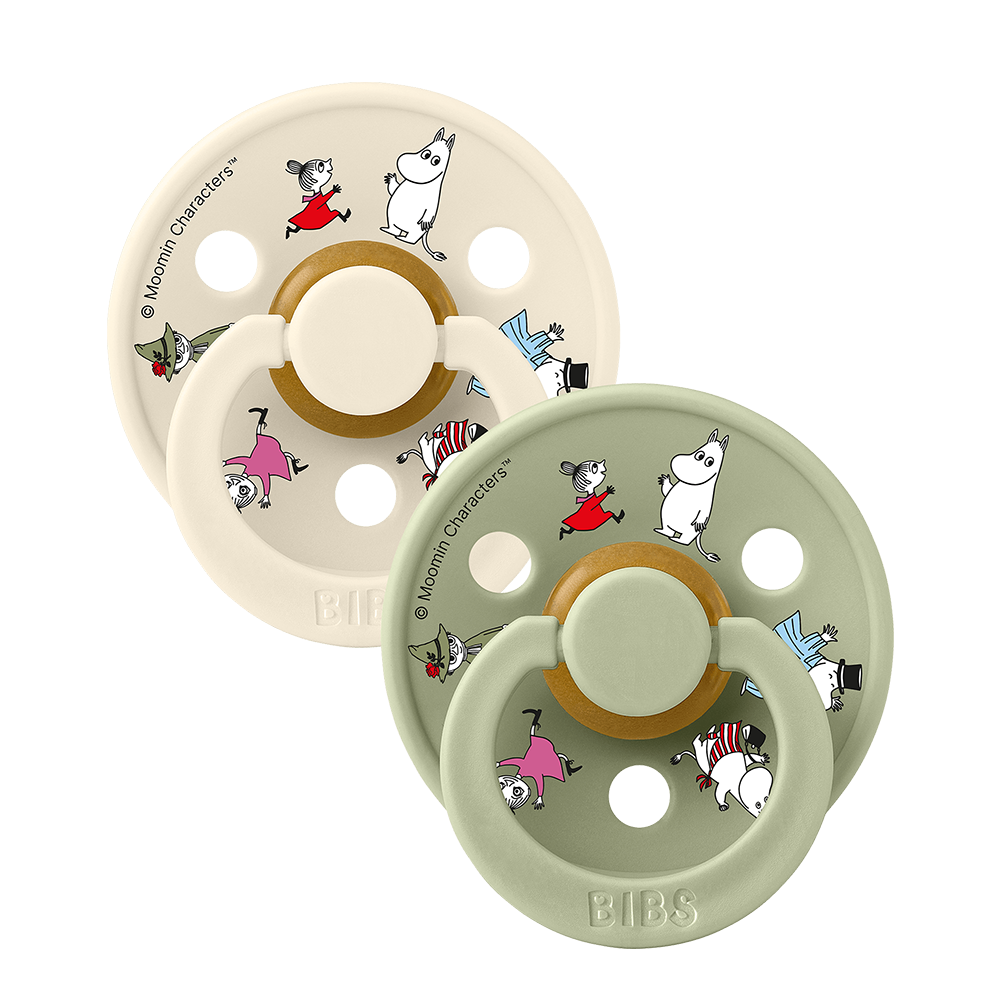 BIBS x Moomin Colour 2 pack Friends - Ivory mix