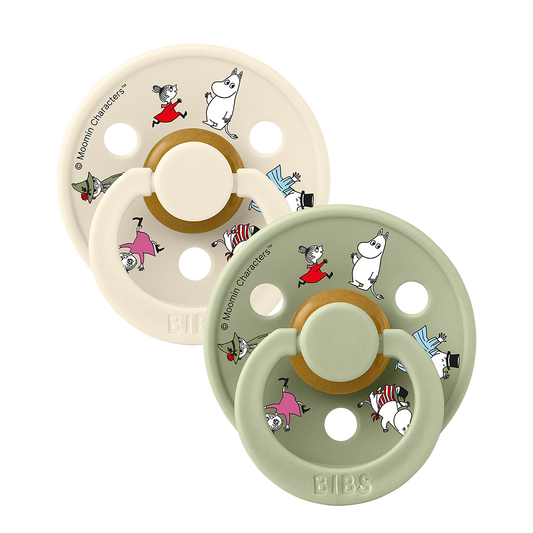 BIBS x Moomin Colour 2 pack Friends - Ivory mix