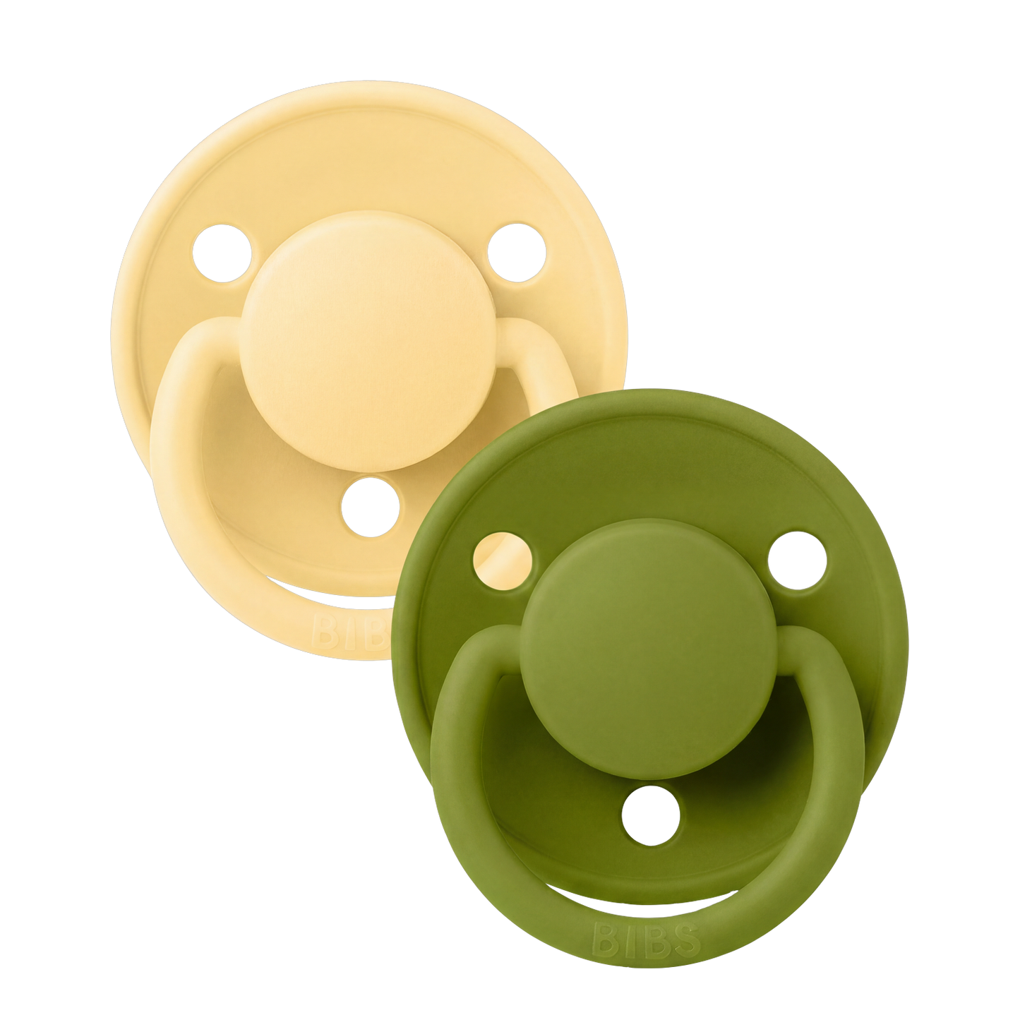 De Lux-sutter 2-pak - Pale Butter/Wasabi