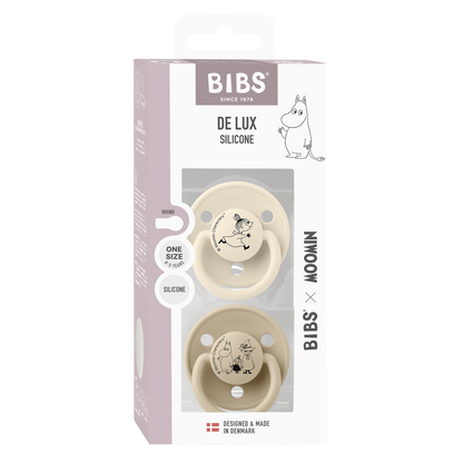 BIBS x Moomin De Lux 2 Pack Little My - Ivory/Vanilla