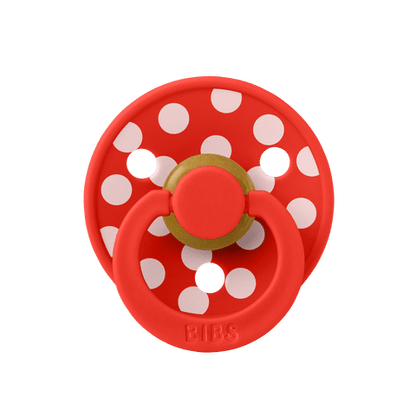 STUDIO Sucette de Couleur Polka - Vanille/Chêne Foncé