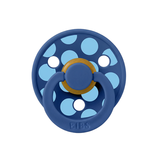STUDIO Colour Pacifier Polka - Cornflower/Breeze