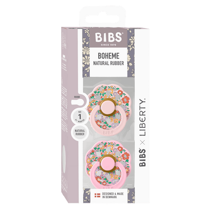 BIBS x LIBERTY Boheme 2 Pack Oscar Meadow - Blossom Mix