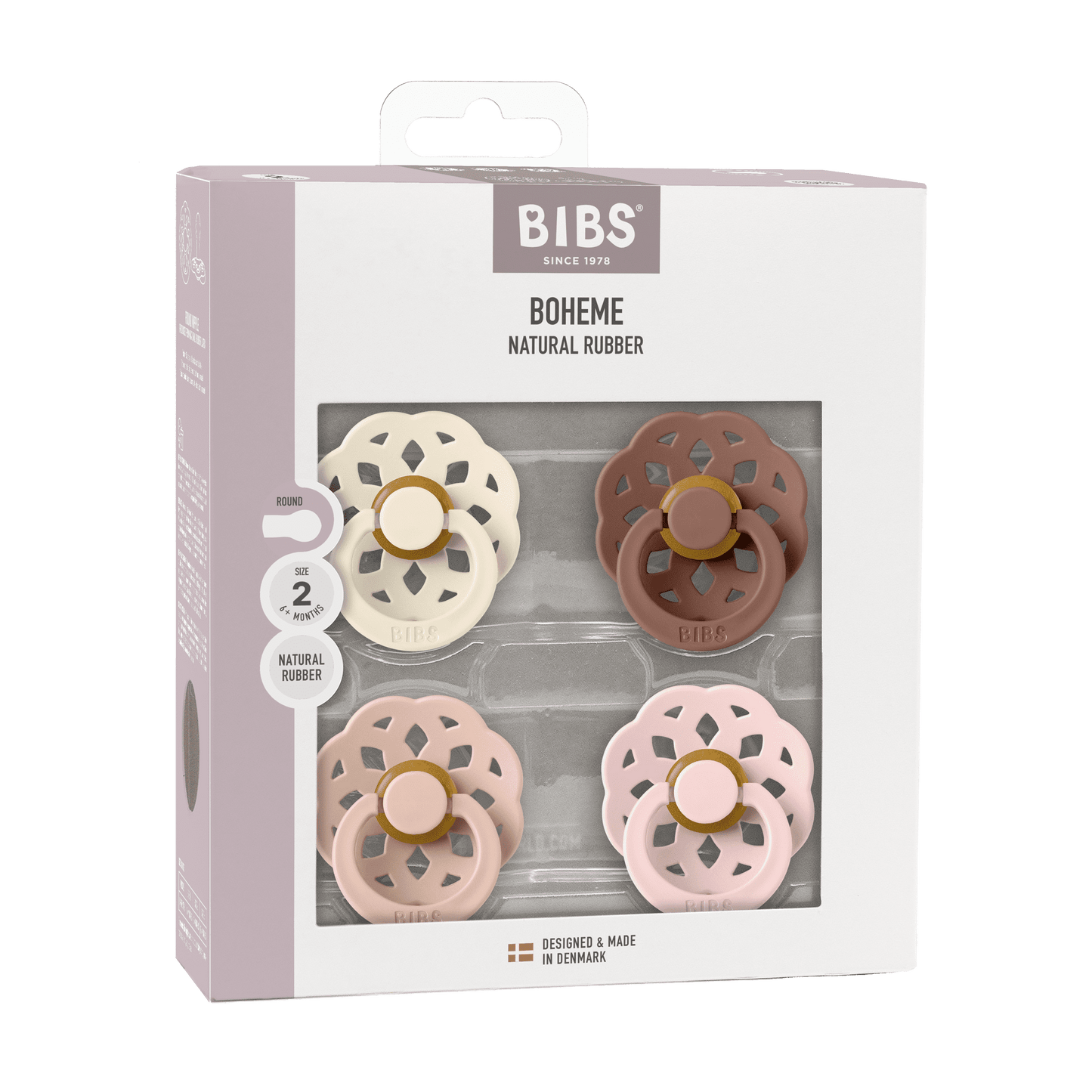 Boheme 4 PACK - Ivory/Blush/Woodchuck/Blossom