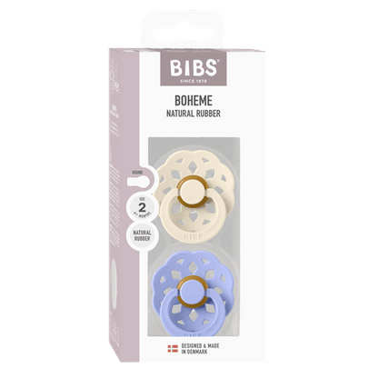 Boheme Fopspenen 2 Pack - Ivory/Hush