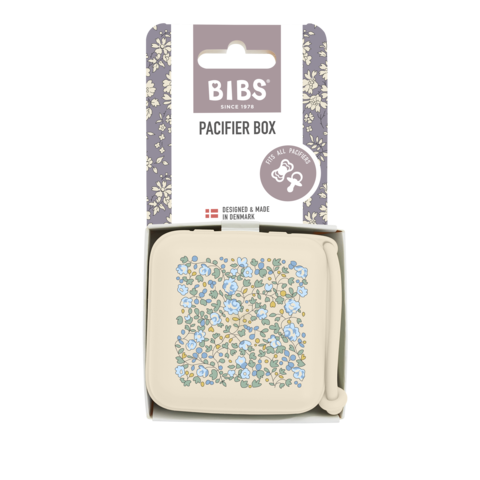 BIBS x LIBERTY Pudełko na smoczek – Eloise Ivory