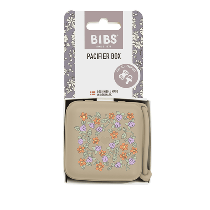 BIBS x LIBERTY Pudełko na smoczek – Strawberries and Cream Vanilla