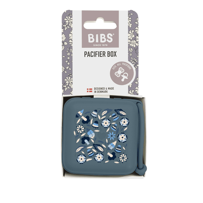BIBS x LIBERTY Schnullerbox – Bobo Petrol