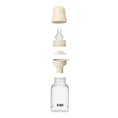Baby Bottle Complete Set 150ml Silicone - Ivory