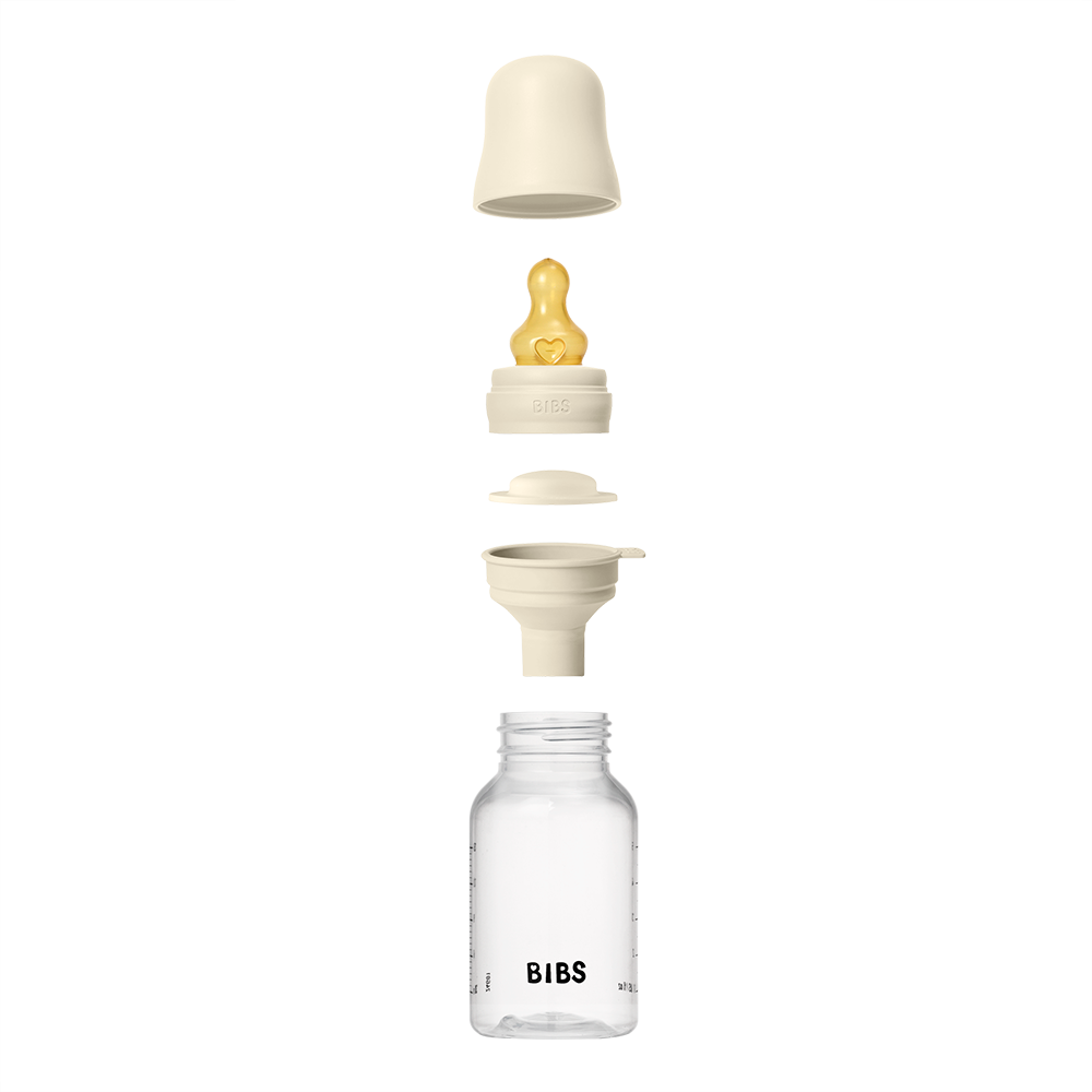 Baby Bottle Complete Set 150ml Latex - Ivory