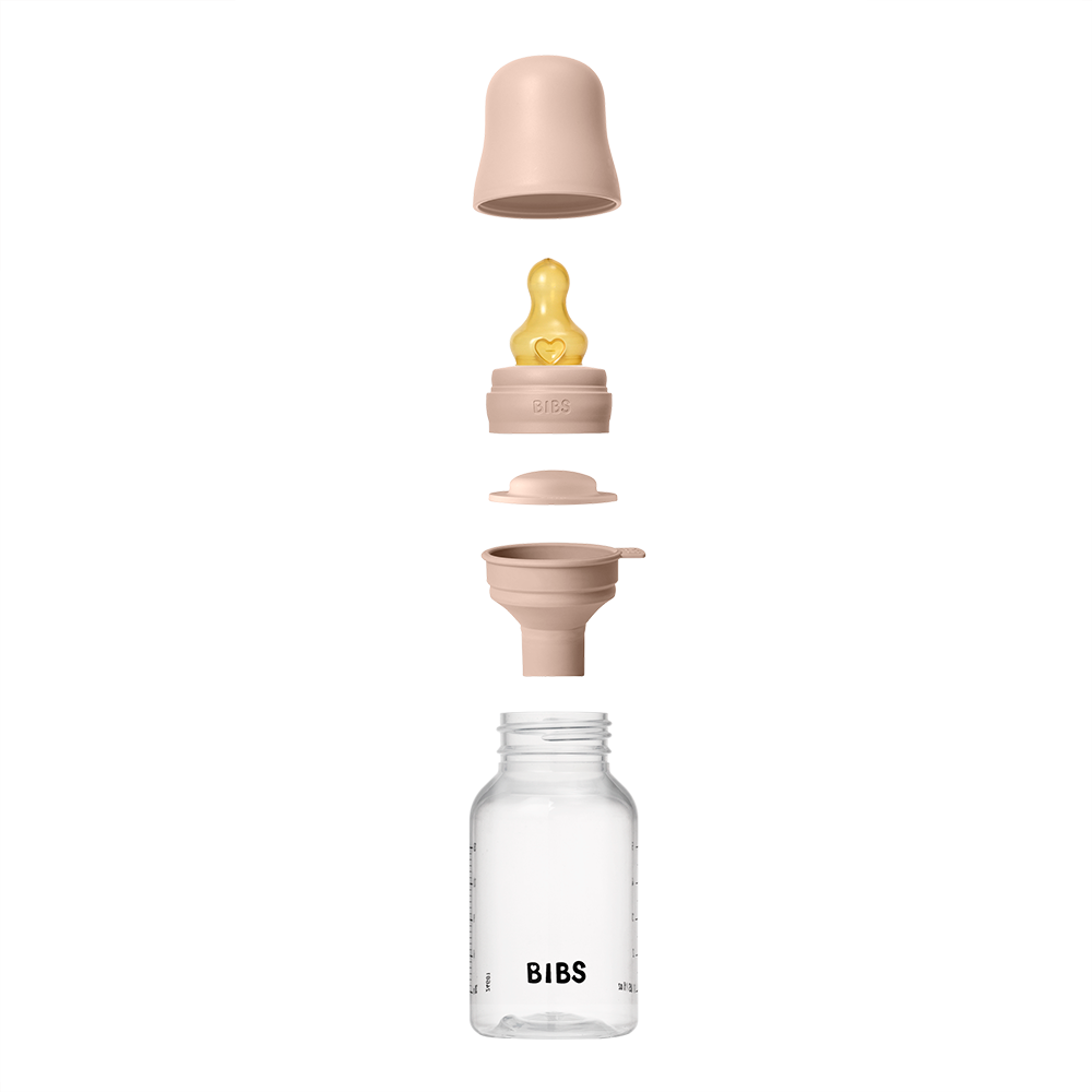 Baby Bottle Complete Set 150ml Latex - Blush
