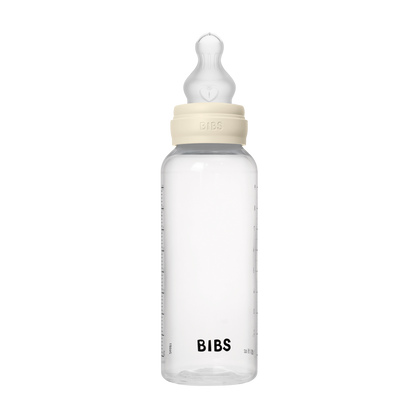 Baby Bottle Complete Set 270ml Silicone - Ivory