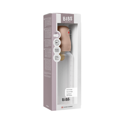 Biberon bébé en PP sans BPA 270 ml Latex - Rose Poudré
