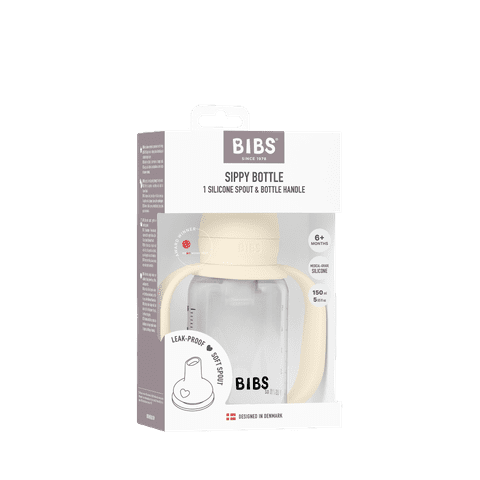 Drinkfles voor baby’s met siliconen drinktuit 150 ml - Ivory