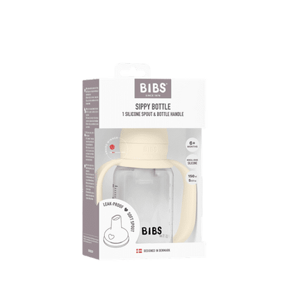 Drinkfles voor baby’s met siliconen drinktuit 150 ml - Ivory