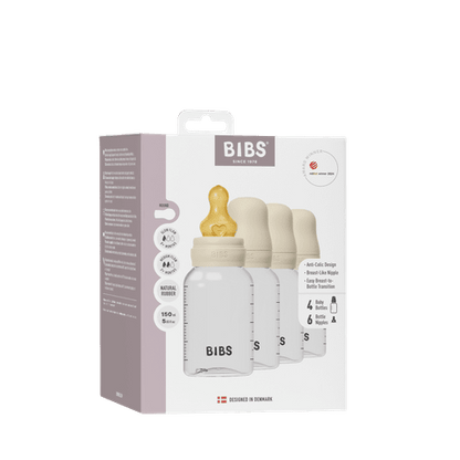 Baby BPA-Free PP Bottle 150 ml 4 Pack Latex -  Ivory