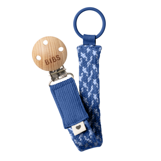 Pacifier Clip - Cornflower/Dusty Blue