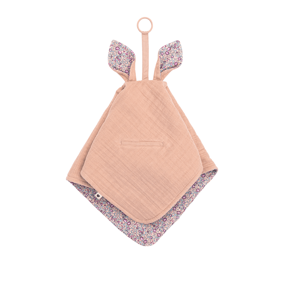 BIBS x LIBERTY Cuddle Cloth Kangaroo Eloise - Blush - BIBS