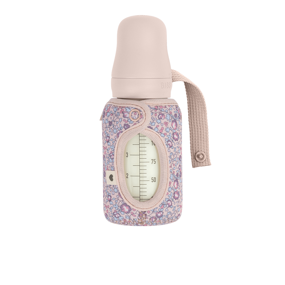 BIBS x LIBERTY Baby Bottle Sleeve Small - Eloise Blush - BIBS