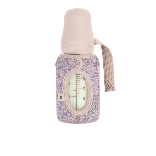 BIBS x LIBERTY Baby Bottle Sleeve Small - Eloise Blush - BIBS
