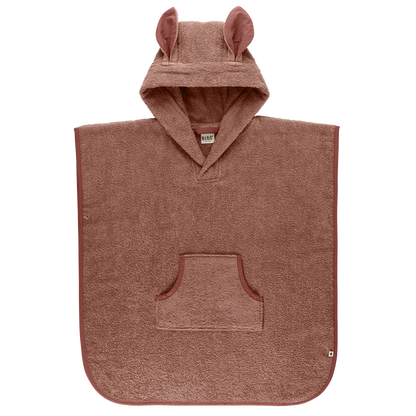 Poncho kąpielowe Kangaroo dla małych dzieci Woodchuck