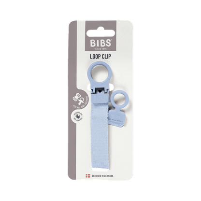 Schnullerclip-Schlaufe – Dusty Blue