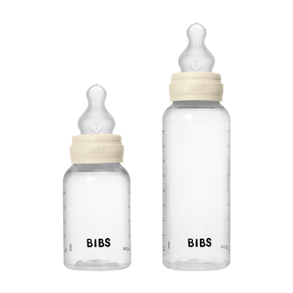 Baby BPA-Free PP Bottle Grow and Flow set 150ml/270ml Silicone - Ivory