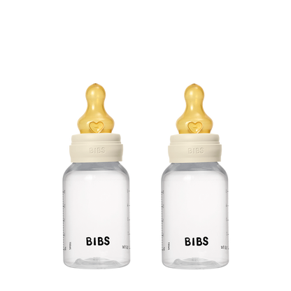 Lot de 2 biberons en PP sans BPA 150 ml en Latex - Ivoire