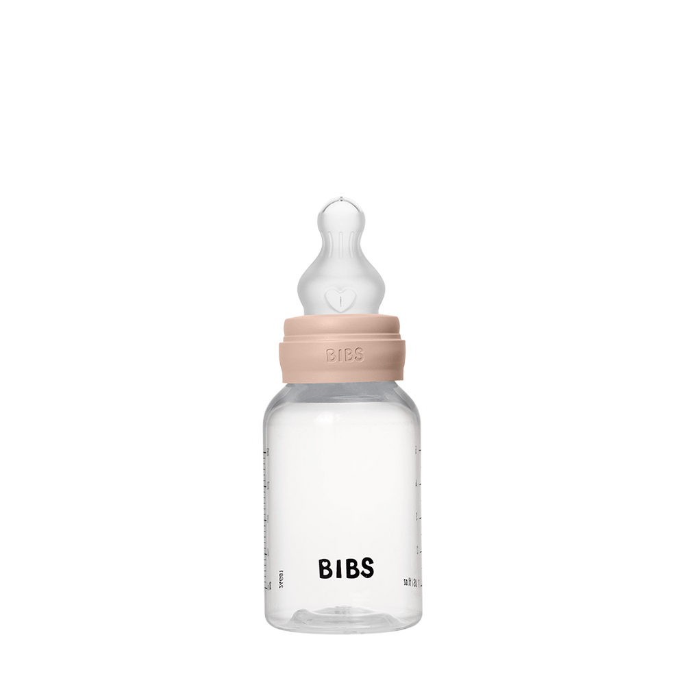 Baby Bottle Complete Set 150ml Silicone - Blush