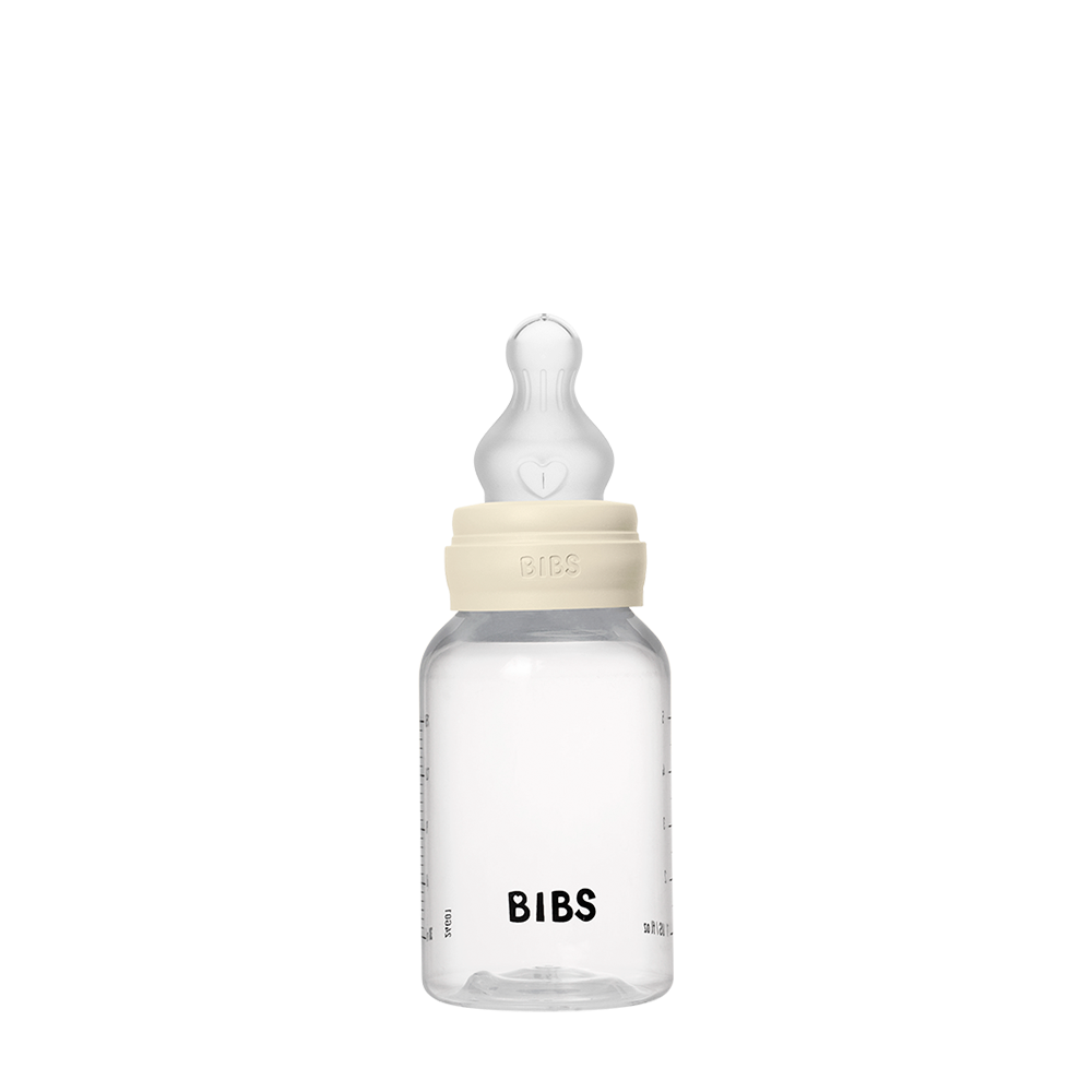 Baby Bottle Complete Set 150ml Silicone - Ivory