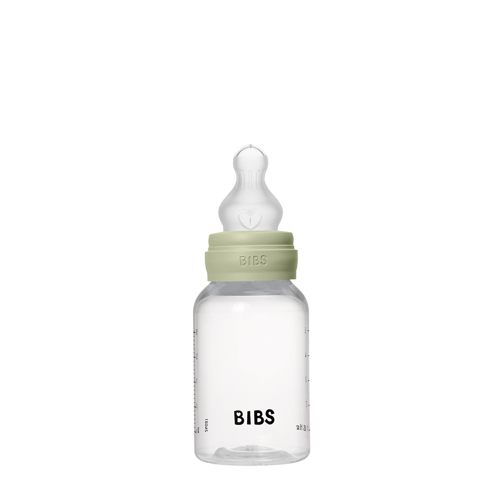 Baby Bottle Complete Set 150ml Silicone - Sage