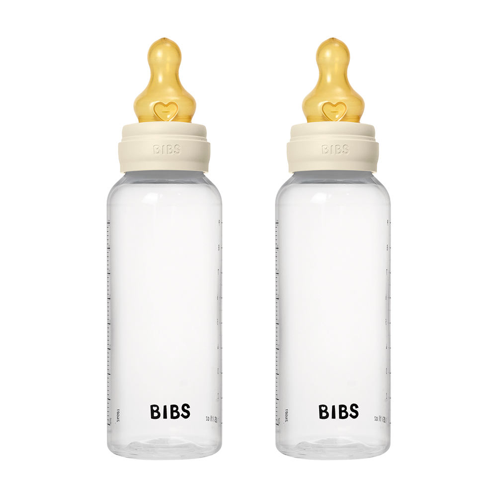 Baby Bottle Complete Set 270ml 2 Pack Latex - Ivory