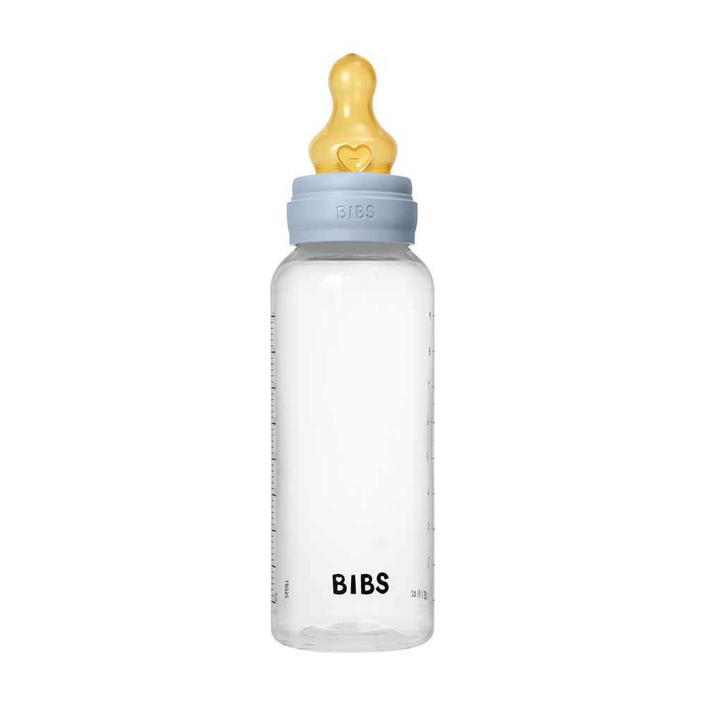 Baby Bottle Complete Set 270ml Latex - Baby Blue