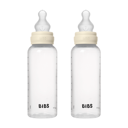 Lot de 2 biberons en silicone 270 ml - Ivoire